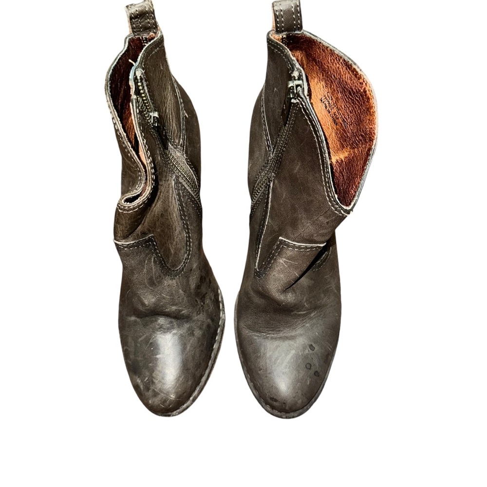 Frye Madeline Short Ankle Boot 7.5 M Brown